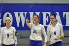 Volleyball vs Emerson  Wheaton College Women's Volleyball vs Emerson College. - Photo by Keith Nordstrom : Wheaton, Volleyball, VB2019